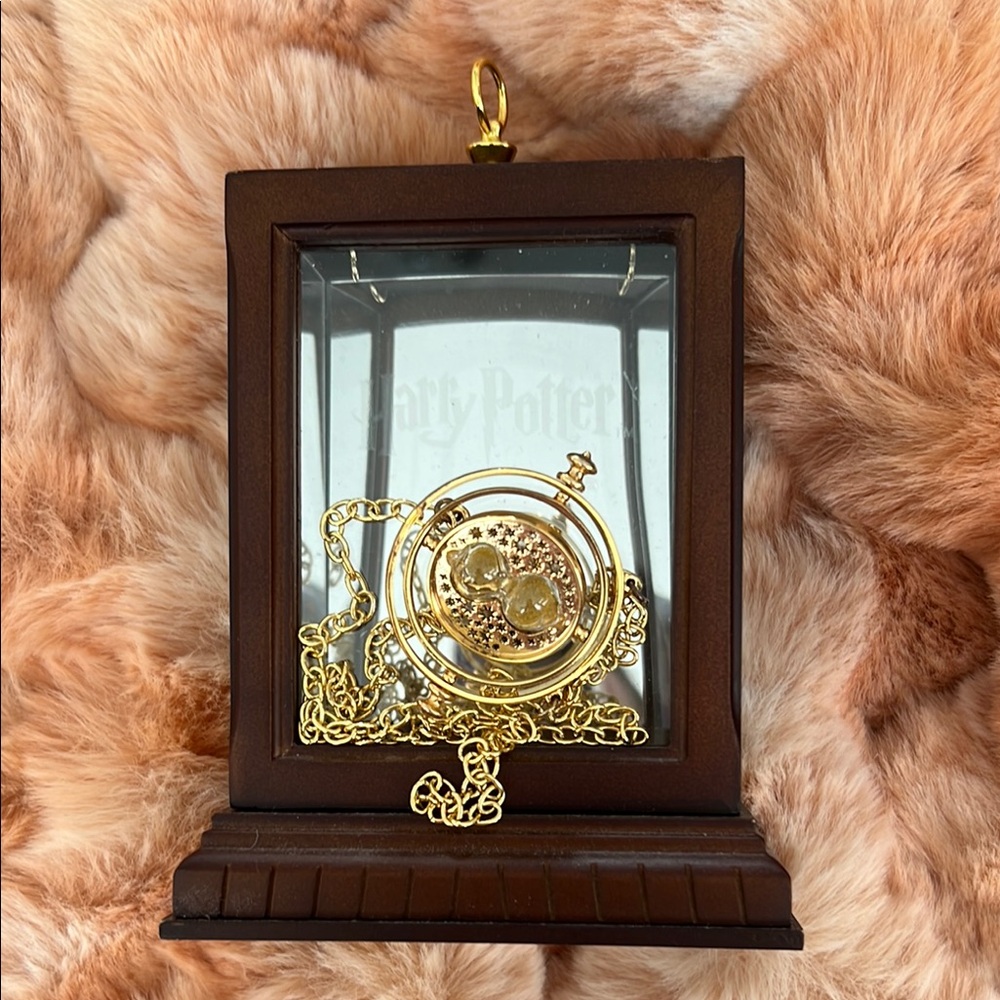 Gold Time Turner Necklace from Harry Potter